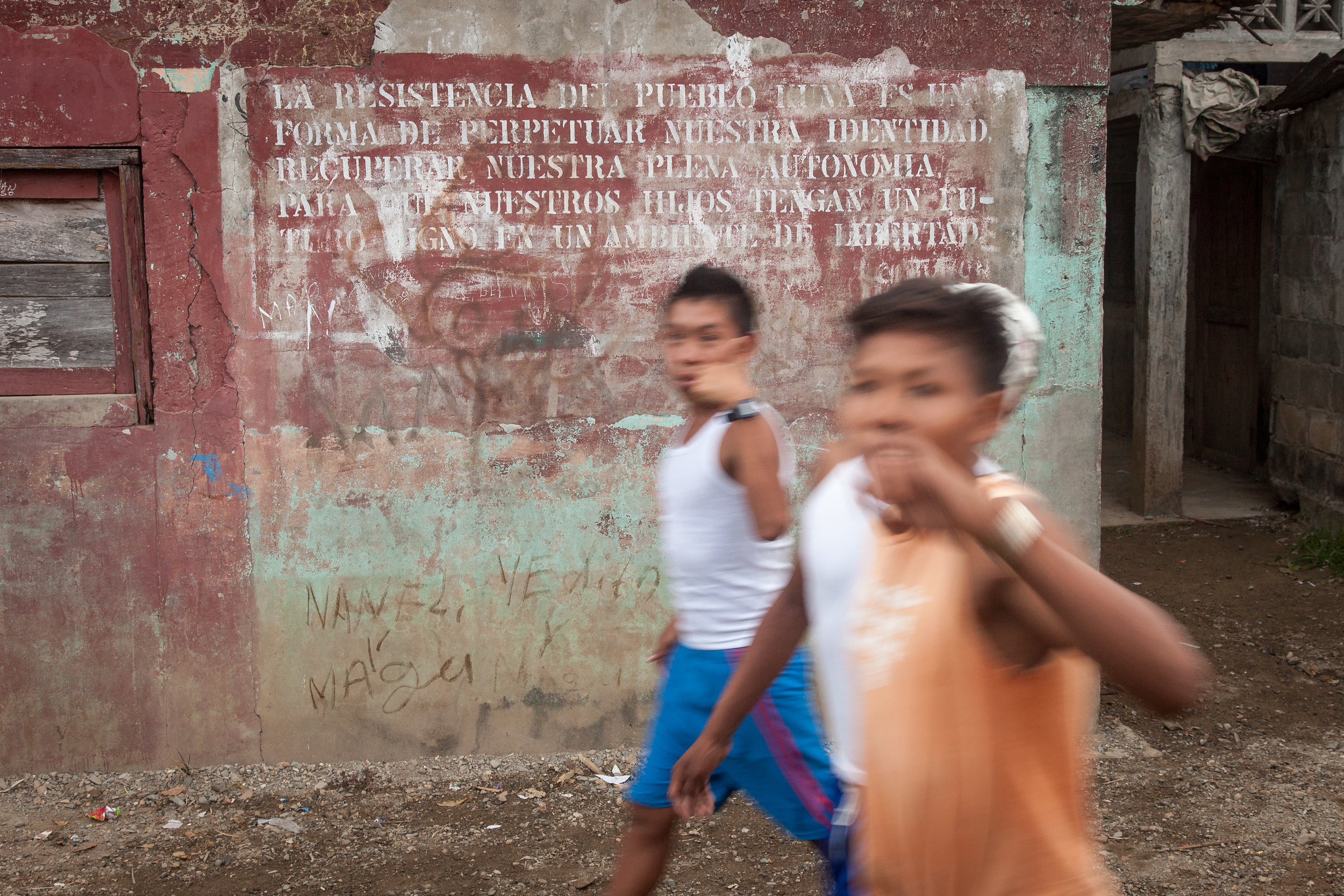 "The resistance of the Kuna people is a way of perpetuating our identity, of reviving our traditions and keeping our autonomy, so that our children can have a future in dignity and freedom."