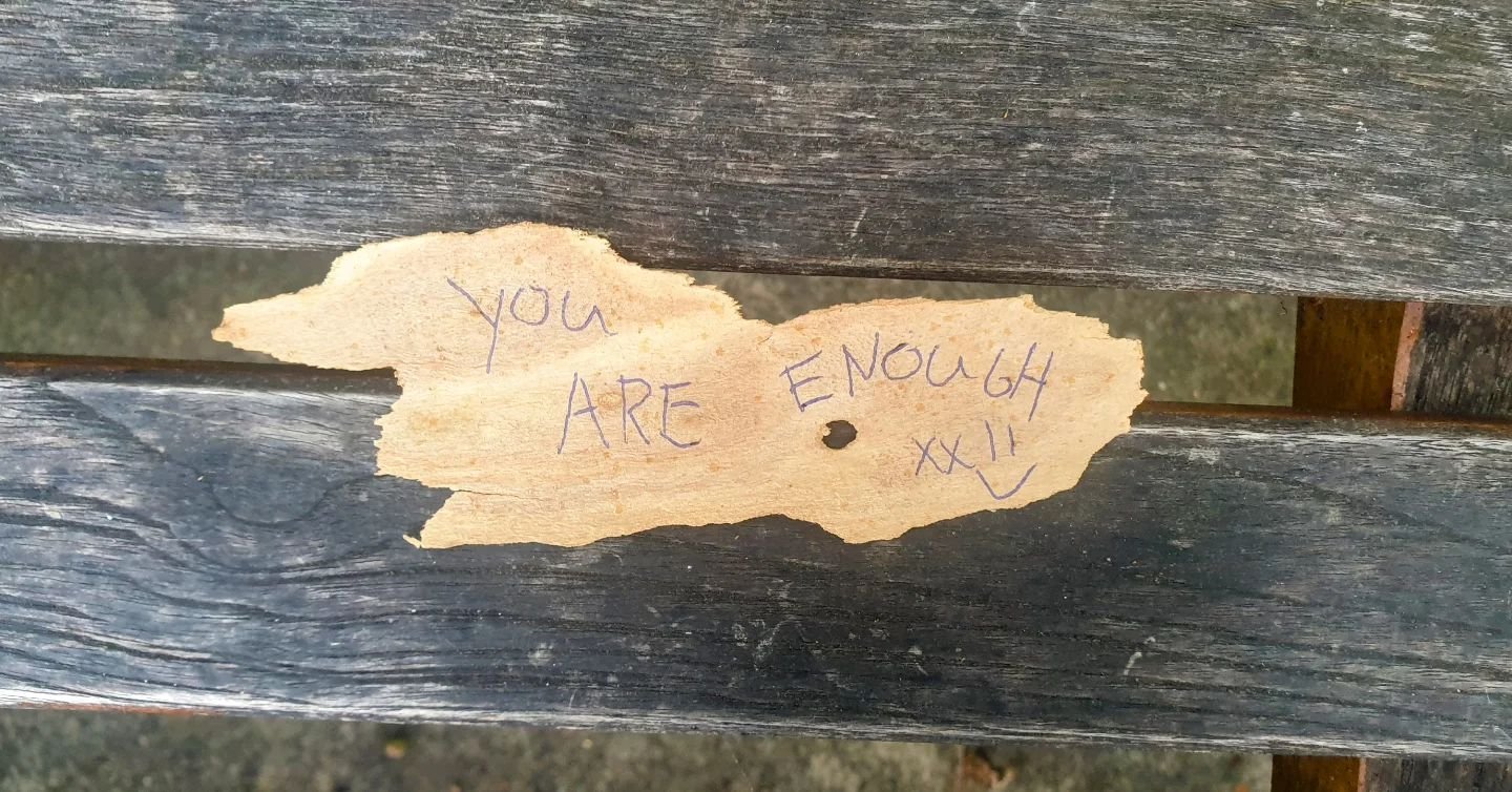A pleasant surprise during my walk today!
It reminds us to embrace our worth as we have everything we need within us. 💯 💢