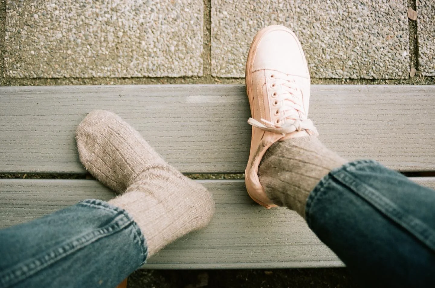 Even my feet seem sweeter on film.