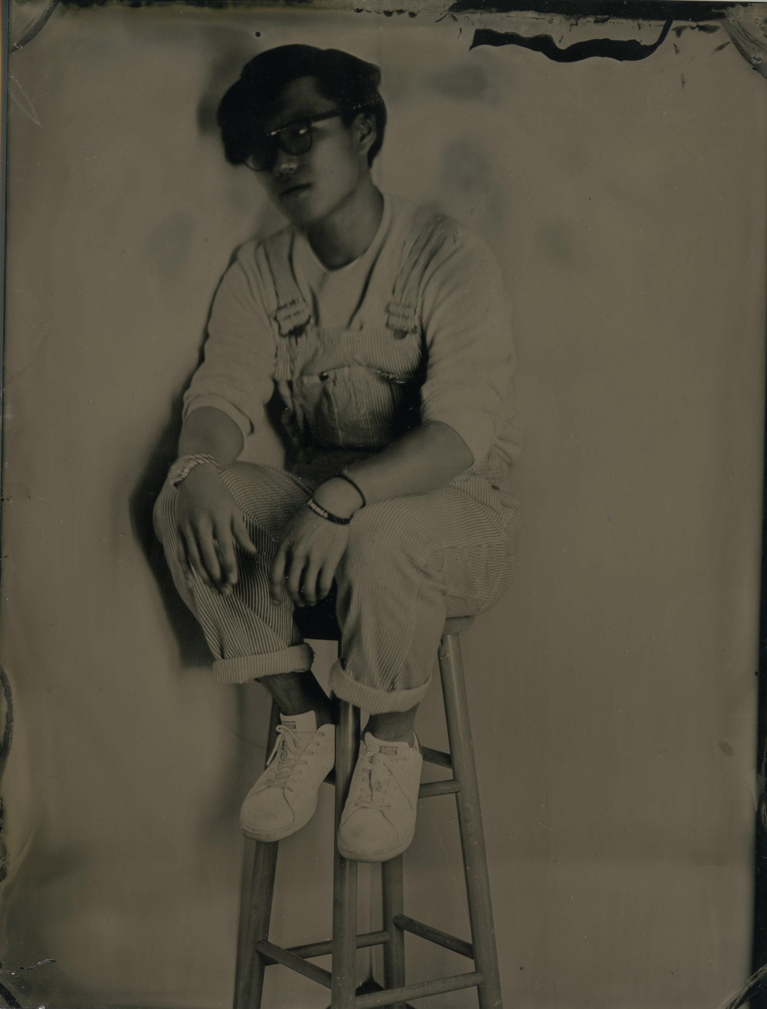   collodion tintype   3.5"x4.5" 