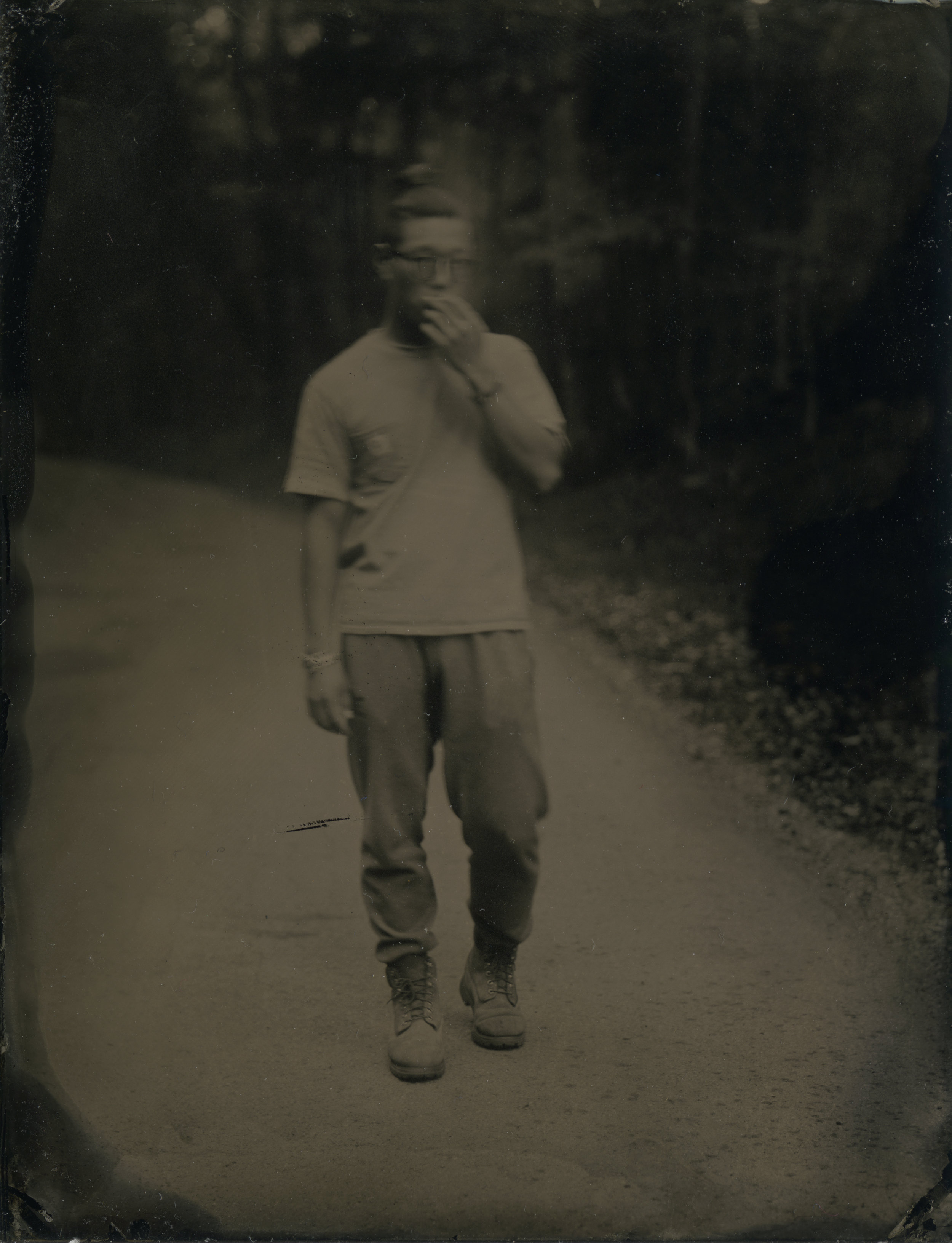   collodion tintype   3.5"x4.5" 