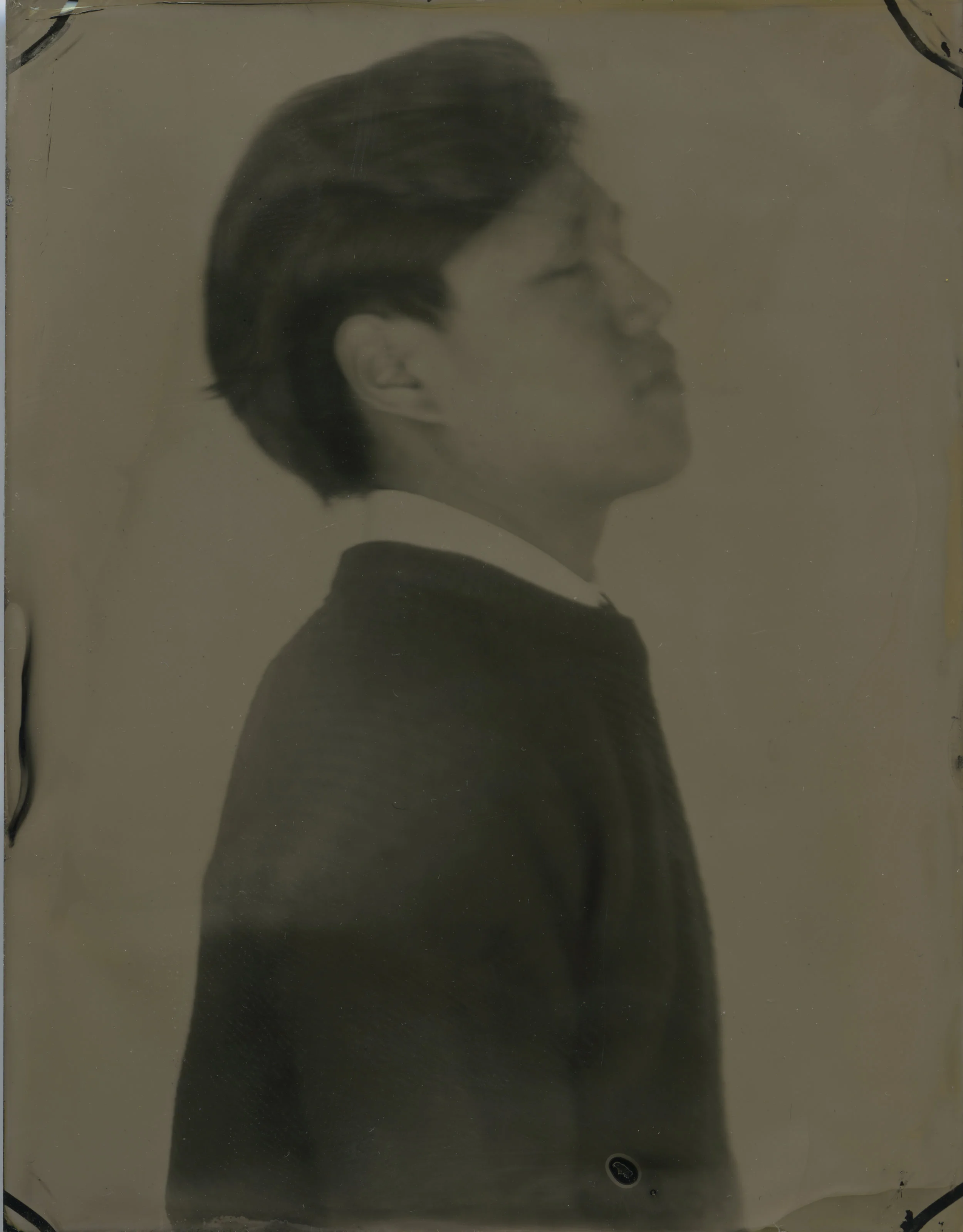 collodion tintype 3.5"x4.5"