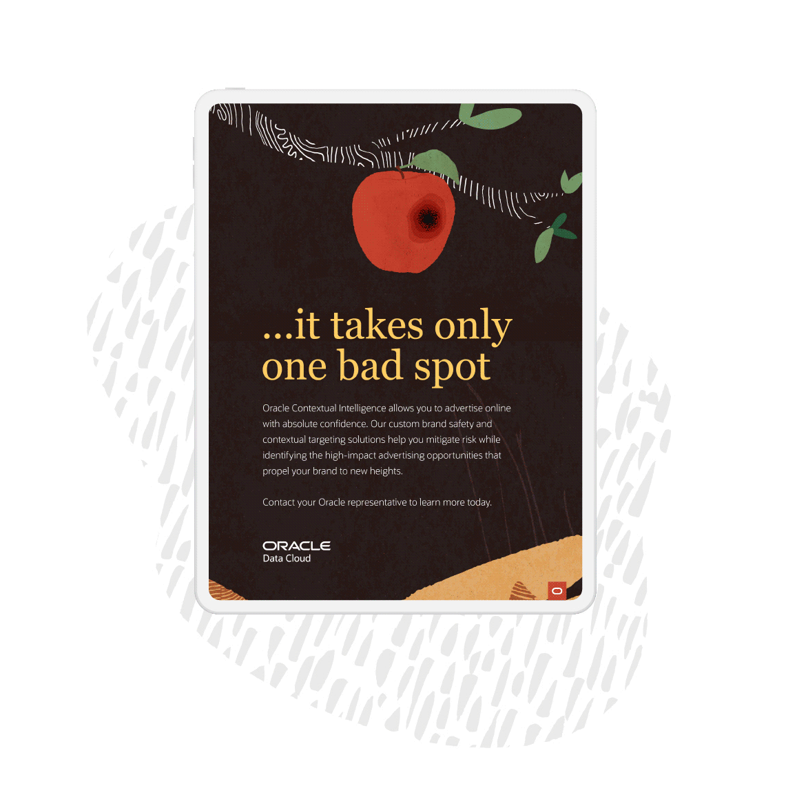 When the promotion is short, the budget is small, the target is different and time is of the essence, I also art direct ads that run outside of current campaigns—oh the thrill of a one-off ad!