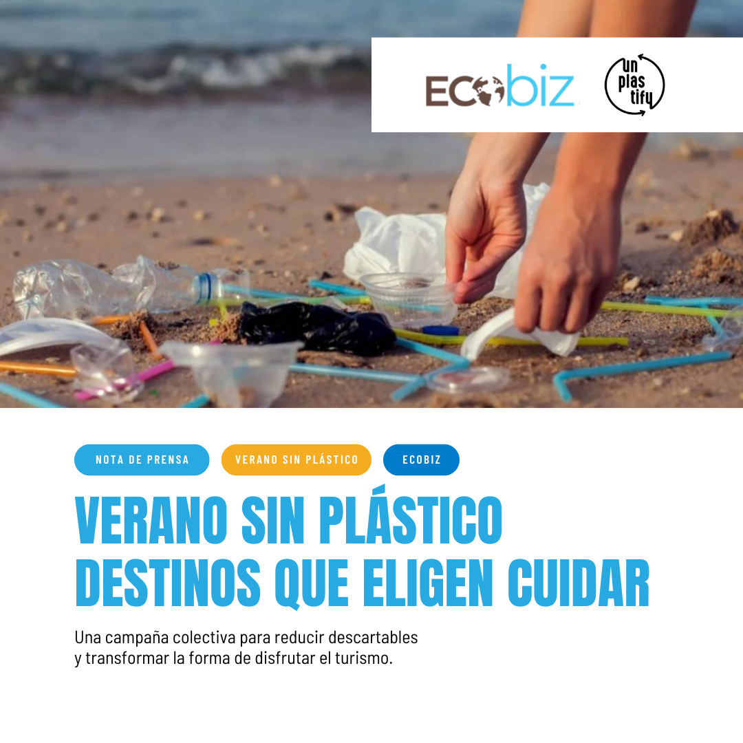 VERANO SIN PLÁSTICO: CUANDO EL TURISMO SE CONVIERTE EN PARTE DE LA SOLUCIÓN