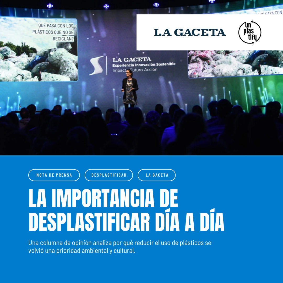 LA IMPORTANCIA DE DESPLASTIFICAR NUESTRA VIDA COTIDIANA