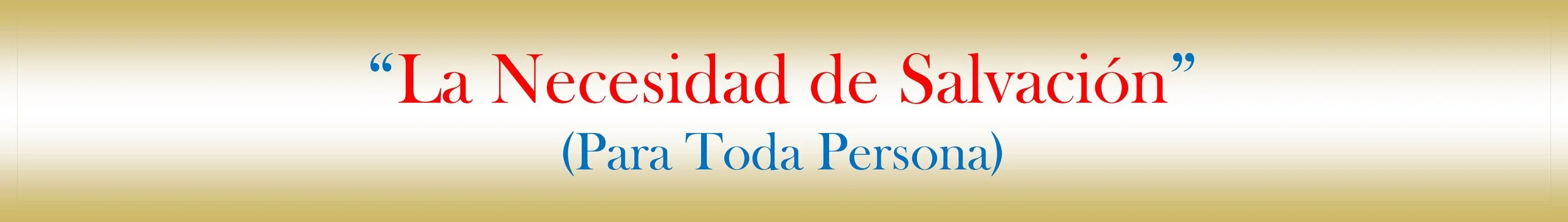La Necesidad de Salvación (Para Toda Persona). La Salvación es una emergencia para que todo hombre escape de la condenación eterna. La salvación puede referirse a cualquier forma de liberación o preservación. En el contexto de la Escritura, la salvación significa libertad de todo el poder y los efectos del pecado, y tiene aspectos pasados, presentes, y futuros. La Salvación Es Solamente por Gracia Mediante La Fe En Cristo Jesús. Ninguna persona puede hacer nada para salvarse a sí mismo. Ninguna cantidad de buenas obras o adherencia a la ley puede salvarle. Los siguientes versículos nos aclaran esto. Leamos: Efesios 2:8, 9 Porque por gracia sois salvos por medio de la fe; y esto no de vosotros, pues es don de Dios; no por obras para que nadie se gloríe. La salvación es un regalo gratuito de Dios, para el hombre que no puede merecer o ganar. La obra propiciatoria de Jesucristo—Su muerte, sepultura, y resurrección—ha hecho que este regalo gratis de la salvación sea obtenible, y la única manera de recibirlo es creer en Jesús, en la eficacia de Su sacrificio y recibirle como nuestro único salvador. Romanos 3:28 Concluimos, pues que el hombre es justificado por fe sin las obras de la ley. Juan 8:24 Por eso os dije que moriréis en vuestros pecados; porque si no creéis que yo soy, en vuestros pecados moriréis. Hebreos 9:22 Y casi todo es purificado, según la ley, con sangre y sin derramamiento de sangre no se hace remisión. Sin el derramamiento de sangre (la entrega de una vida) no puede haber remisión o liberación de esta pena, ni restauración a comunión con el Dios Santo. La muerte de animales no es suficiente para remitir (borrar) el pecado del hombre, solo lo cubrían. Hasta que llego el sacrificio del cordero perfecto (Jesucristo), para borrar Todos los pecados de los hombres. Hebreos 10:4 Porque la sangre de los toros y de los machos cabrios no puede quitar los pecados. Juan 1:29 El siguiente día vio Juan a Jesús que venía a él, y dijo: He aquí el Cordero de Dios, que quita el pecado del mundo. Hebreos 9:26-28 …se presentó una vez para siempre por el sacrificio de sí mismo para quitar de en medio el pecado. 27 Y de la manera que está establecido para los hombres que mueran una sola vez, y después de esto el juicio, 28 así también Cristo fue ofrecido una sola vez para llevar los pecados de muchos; y aparecerá por segunda vez, sin relación con el pecado, para salvar a los que le esperan. Puesto que fuimos creados a la imagen y semejanza de Dios. Era Dios el único que podía hacer algo para rescatar al hombre mismo que el creo, pues un hombre ordinario no podía hacer el sacrificio sustituciónario para otro, pues cada uno merece el juicio de Dios por sus propios pecados. Quiero dejar en claro que ningún hombre puede perdonar los pecados de otro hombre pecador como él. El único Sacerdote o Sumo Sacerdote que puede perdonar a los hombres es Jesús el Cristo el hijo de Dios. Todo hombre que quiera tomar el lugar de Jesús para perdonar a otro pecador es un Anti-Cristo o un Falso Salvador. Por esto era necesario que alguien más sublime (limpio y santo), que los mismos cielos, viniera y salvara al hombre de su maldad y castigo eterno. Ahora miremos el siguiente punto, “La Necesidad de oír la palabra de Dios.” Visita Nuestra Página: www.escritoestahechos238.com Contáctanos Email: escritoestahechos238@gmail.com Número Telefónico: (817) 874-1197 Atentamente, Pastor. Julio Mazariego Para Bajar este Estudio a tu Computadora o Telefono Solo preciona Sobre el Tema Aqui. " La Necesidad de Salvación, para toda persona ." Tienes que Tener el Programa de PDF en tu Sistema.