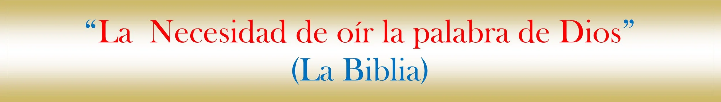 La Necesidad de oír la palabra de Dios, (La Biblia), No solo es necesario, pero imprescindible el oír la palabra de Dios, para poder obtener Fe por ella en Dios. Nadie puede venir a Dios o conocerle sin oír su palabra (La Santa Biblia), pues esta es la única manera de llegar a conocer más de Dios y su Salvación. Jesús habla de la importancia de escudriñad las escrituras. A esto podemos decir que la palabra de Dios (La Santa Biblia) es como un Mapa que te muestra cómo obtener la vida Eterna a través de la persona de Jesús. La persona central de la Biblia es Jesucristo el Salvador del mundo. Leamos: Juan 5:39 Escudriñad las Escrituras; porque a vosotros os parece que en ellas tenéis la vida eterna; y ellas son las que dan testimonio de mí; Juan 5:46-47 Porque si creyeseis a Moisés, me creeríais a mí, porque de mí escribió él. 47 Pero si no creéis a sus escritos, ¿cómo creeréis a mis palabras? Lucas 24:44 Y les dijo: Estas son las palabras que os hablé, estando aún con vosotros: que era necesario que se cumpliese todo lo que está escrito de mí en la ley de Moisés, en los profetas y en los salmos. La Fe para la Salvación viene por oír la Palabra de Dios Romanos 10: 17 Así que la fe es por el oír, y el oír, por la palabra de Dios. 1Pedro 1:23 siendo renacidos, no de simiente corruptible, sino de incorruptible, por la palabra de Dios que vive y permanece para siempre. Es necesario mencionar que la Fe sirve para acercarnos a Dios y obtener la Salvación a través de nuestro Señor Jesucristo. Ahora te has preguntado alguna vez, ¿porque la palabra de Dios obra en nuestros corazones cuando la escuchamos? Para encontrar respuesta a esta pregunta de mucha importancia, analicemos los siguientes puntos y versículos. Porque la palabra de Dios es viva y Eficaz. Hebreos 4:12 Porque la palabra de Dios es viva y eficaz, y más cortante que toda espada de dos filos; y penetra hasta partir el alma y el espíritu, las coyunturas y los tuétanos, y discierne los pensamientos y las intenciones del corazón. Porque esta es la palabra más Segura por Inspirada Divina. 2 Pedro 1:19-21 Tenemos también la palabra profética más segura, a la cual hacéis bien en estar atentos como a una antorcha que alumbra en lugar oscuro, hasta que el día esclarezca y el lucero de la mañana salga en vuestros corazones; 20 entendiendo primero esto, que ninguna profecía de la Escritura es de interpretación privada, 21 porque nunca la profecía fue traída por voluntad humana, sino que los santos hombres de Dios hablaron siendo inspirados por el Espíritu Santo. Toda la escritura es inspirada por Dios. 2 Timoteo 3:16 Toda la Escritura es inspirada por Dios, y útil para enseñar, para redargüir, para corregir, para instruir en justicia, a fin de que el hombre de Dios sea perfecto, enteramente preparado para toda buena obra. Juan 5:39 Escudriñad las Escrituras; porque a vosotros os parece que en ellas tenéis la vida eterna; y ellas son las que dan testimonio de mí. Porque la palabra de Dios convierte el alma del hombre. Salmos 19:7 La ley de Jehová es perfecta, que convierte el alma; El testimonio de Jehová es fiel, que hace sabio al sencillo. Porque ella cumple su Propósito por el cual es enviada. Isaías 55:11 así será mi palabra que sale de mi boca; no volverá a mí vacía, sino que hará lo que yo quiero, y será prosperada en aquello para que la envié. Estudiar la palabra de Dios nos trae conocimiento, sabiduría, y nos da a conocer el plan de Dios, su manifestación en carne para venir a salvarnos de la condenación del pecado y de la pena de muerte eterna. Ahora miremos el siguiente punto. “La Necesidad de Creer, Tener Fe, y la Obediencia a Palabra de Dios.” Visita Nuestra Página: www.escritoestahechos238.com Contáctanos Email: escritoestahechos238@gmail.com Número Telefónico: (817) 874-1197 Atentamente, Pastor. Julio Mazariego Para Bajar este Estudio a tu Computadora o Teléfono Solo presiona Sobre el Tema Aquí. “ La Necesidad de oír la palabra de Dios, (La Biblia)” Tienes que Tener el Programa de PDF en tu Sistema.