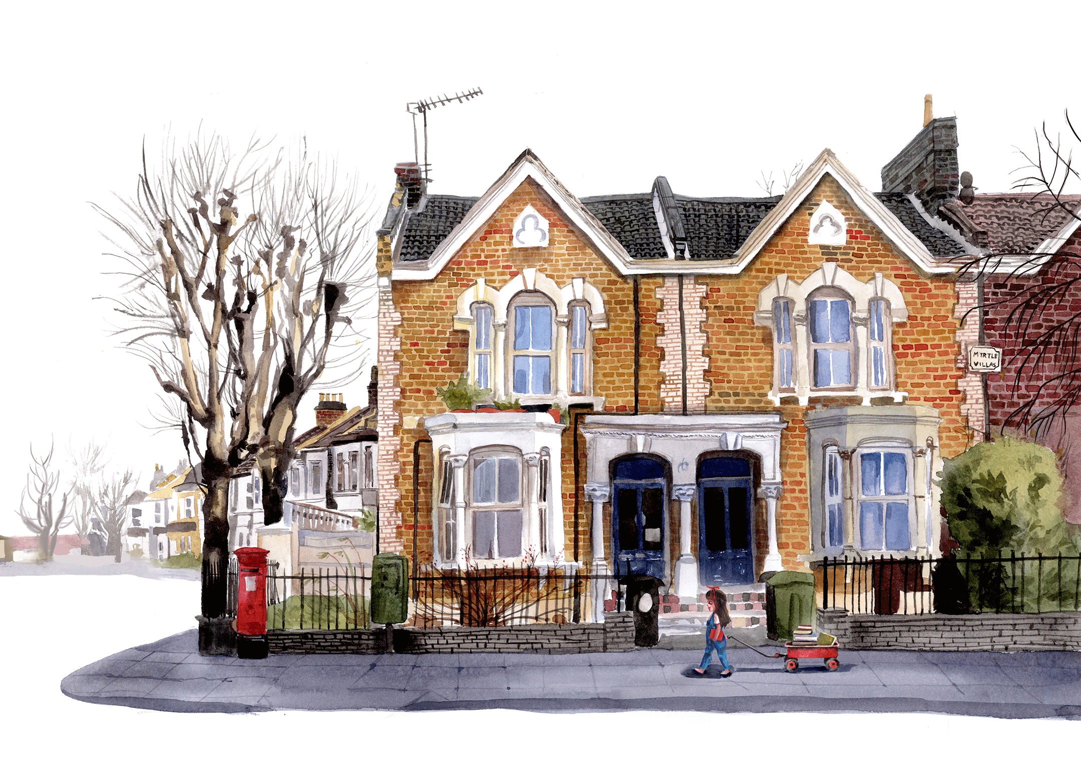 “on the afternoon of the day when her father had refused to buy her book, Matilda set out all by herself to walk to the public library in the village”