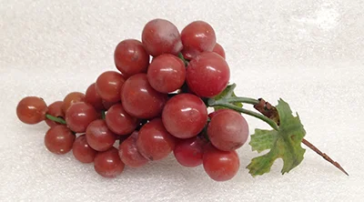 Record Number: 092 Collection Date: 30 Nov 2017 Description: Plastic grapes, small round mauve shape Dimension: 2.5" x 6" x 3"