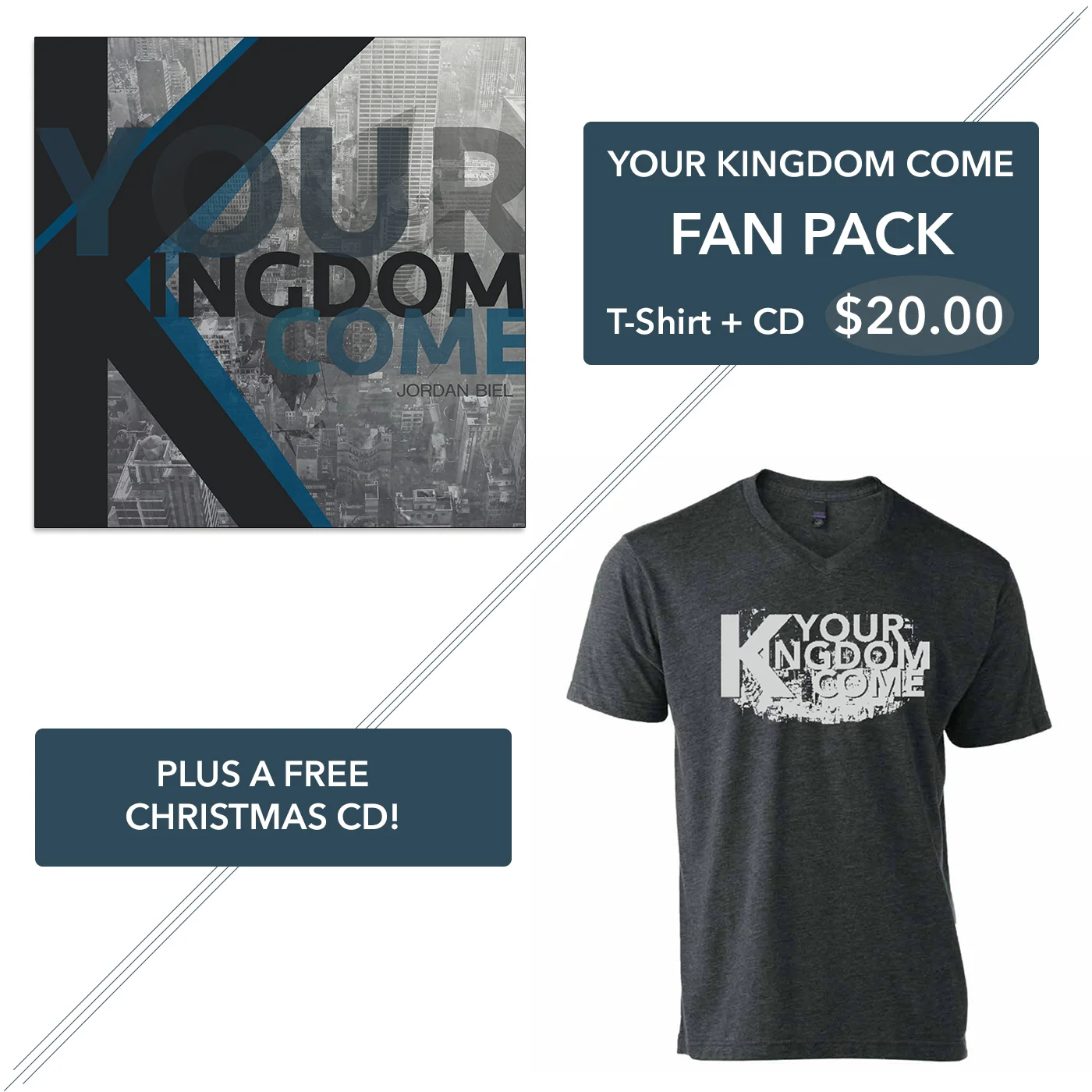 Your Kingdom Come Fan Pack | T-Shirt and CD