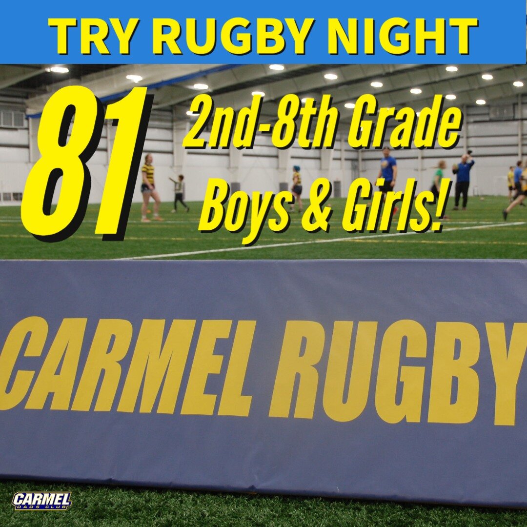 We had another amazing Try Rugby Night on Wednesday evening! A record turnout of 81 2nd-8th grade boys and girls got to throw and catch a rugby ball for the first time and learn some basic rugby skills.  Thank you to our coaches, CHS Rugby volunteers