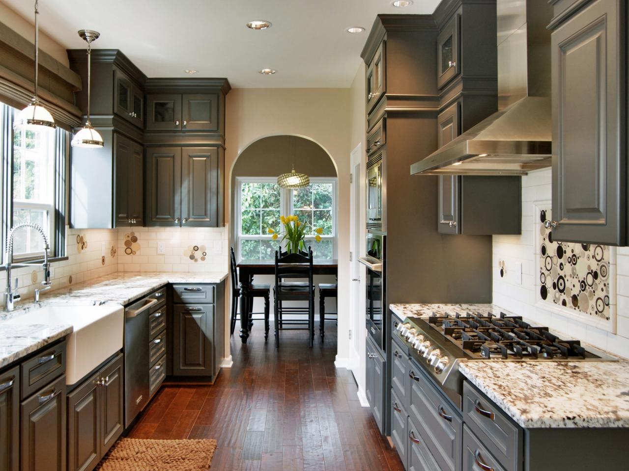 Granite countertop with Apron sink