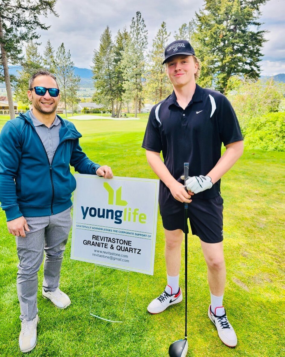 Work work work&hellip;.but we do have some time to enjoy the little things! Thanks for having us at the Young Life Golf Event.
