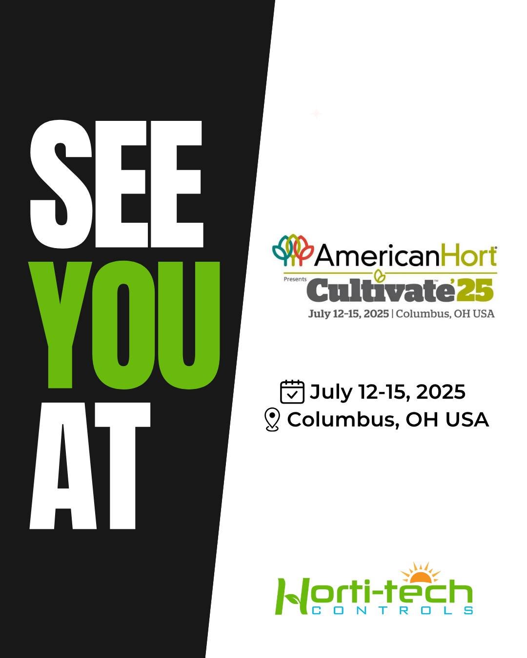 We’re heading to Cultivate’25 in Columbus, Ohio this July! π±
We’re looking forward to connecting with fellow growers, industry professionals, and innovators who are shaping the future of horticulture. Whether you're interested in