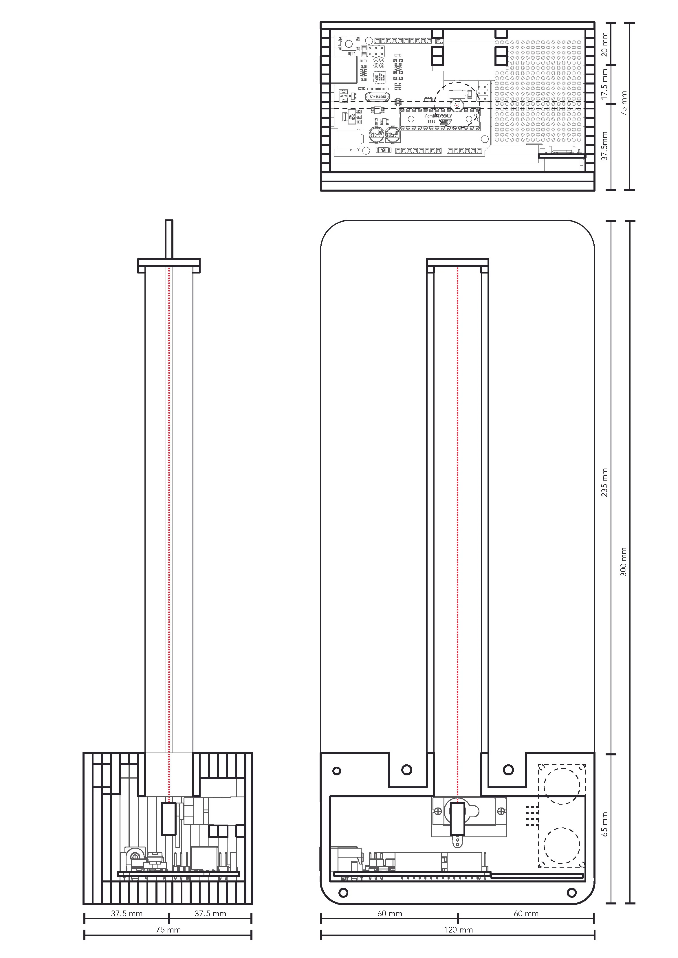 Schematic CAD drawings