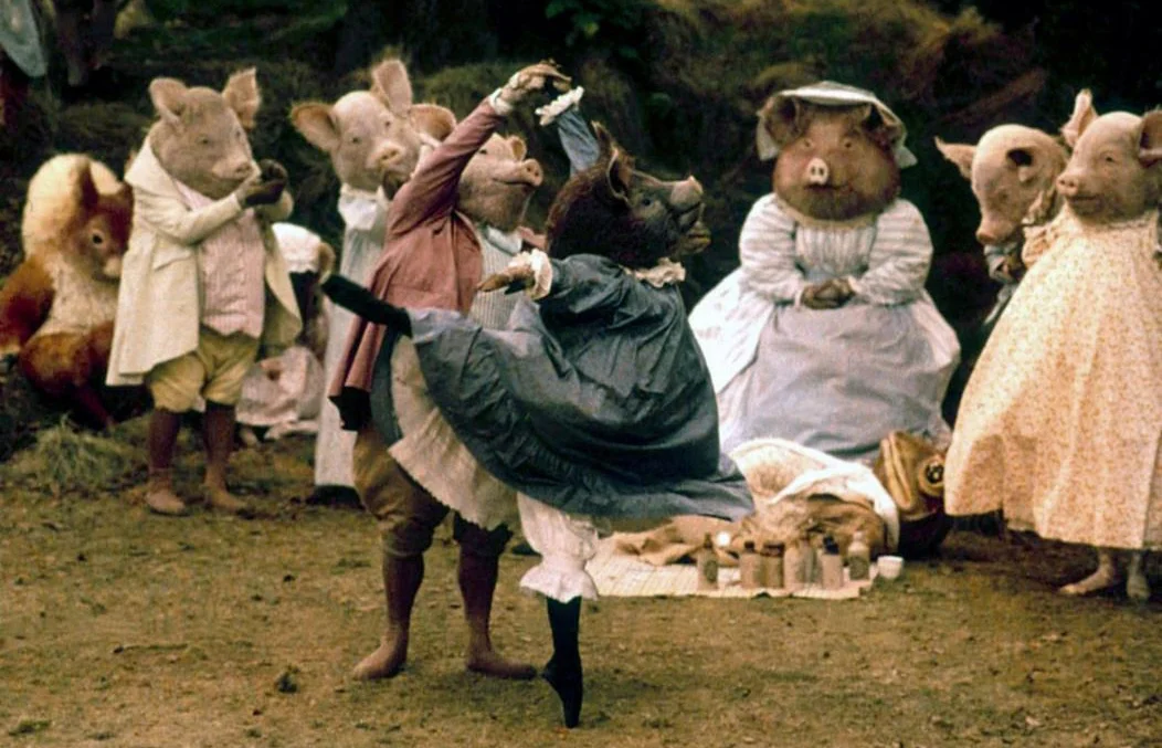 The Tales of Beatrix Potter (1971): Before there were dancers in t-rex costumes (if you haven’t a clue what I’m talking about, search up “Dancing Dinosaur T Rex Ballerina”), choreographer Sir Frederick Ashton and The Royal Ballet were asked to take part in a ballet film based on the famous children’s books, The Tales of Beatrix Potter . In 1992, the ballet was brought to the stage as a live performance. Featuring all our favourite furry characters from the books, the ballet dancers never made dancing look easier despite these heavy mascot-like costumes (a reminder of life before CGI). The 1971 ballet film can be found on DVD if you fancy a ballet performance right in your very own home theatre. Otherwise, be sure to check out some clips on Youtube, and my particular favourite excerpt, The Tale of Squirrel Nutkin !