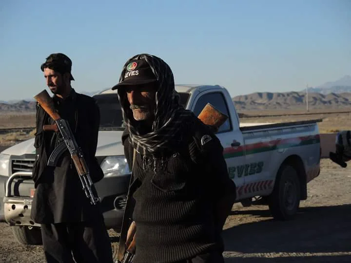 The escorte patrol of the first 150km from the Taftan Border into the desert of Balochistan.