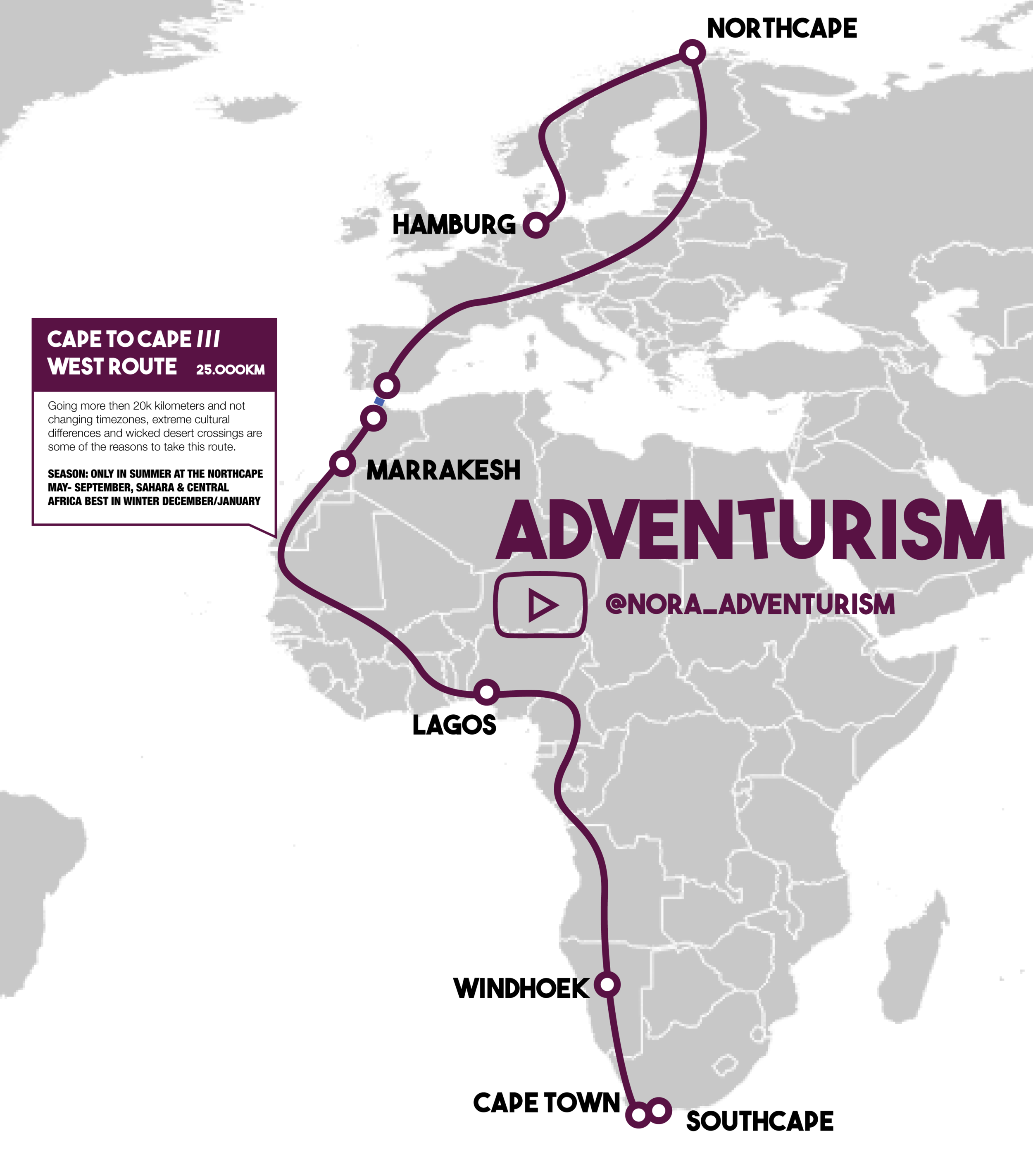 Cape to Cape following the West Coast of Africa