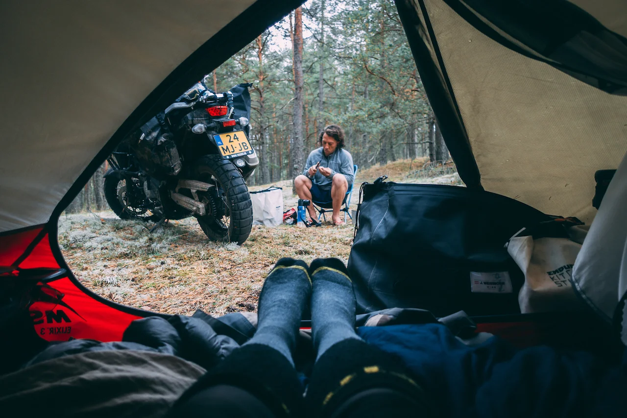 Camping in Latvia and my personal chef