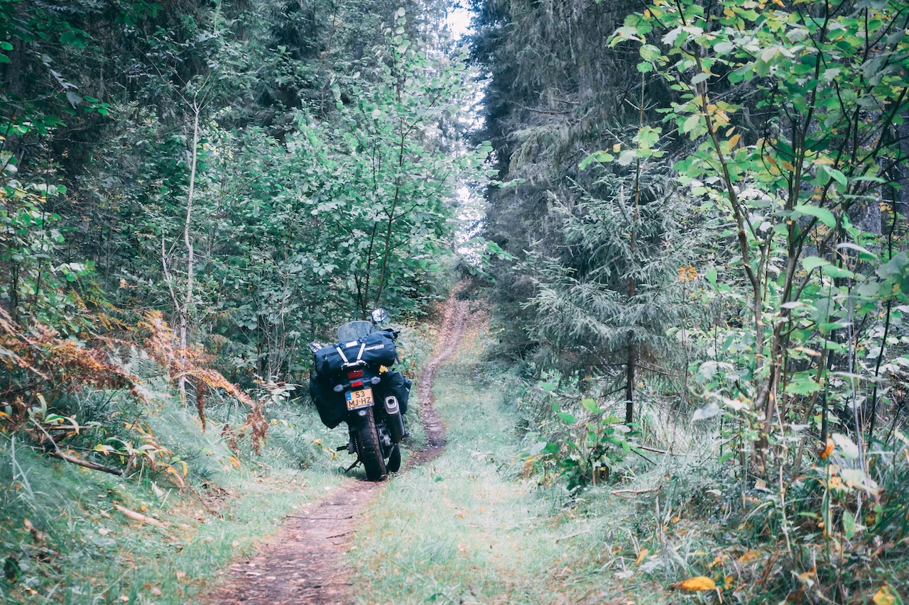 Riding the little hills