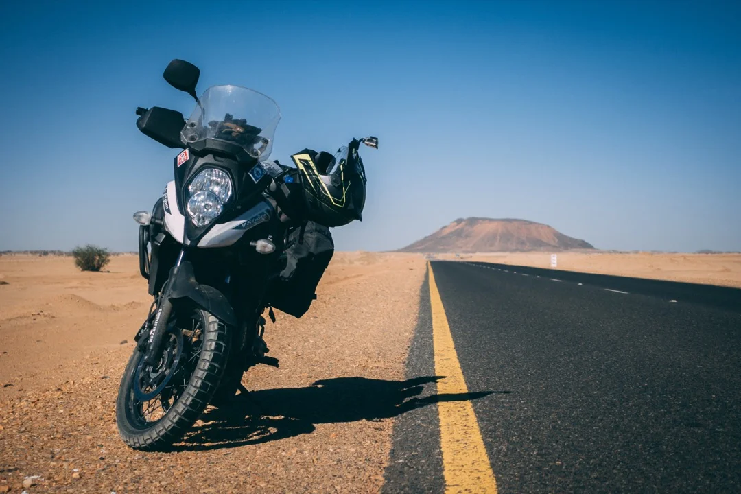Endless highway with nobody around