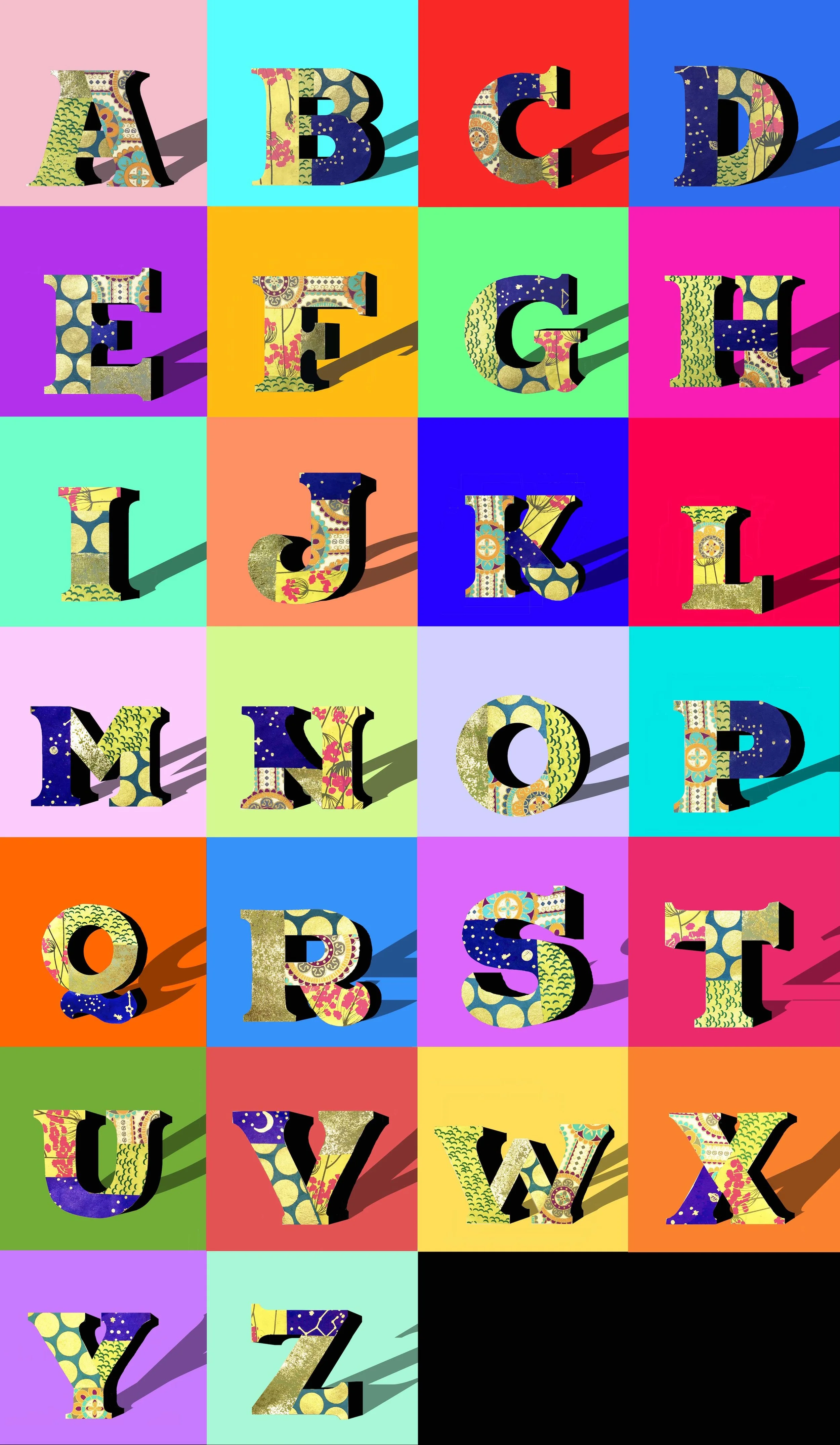 36 Days of Type Alphabet