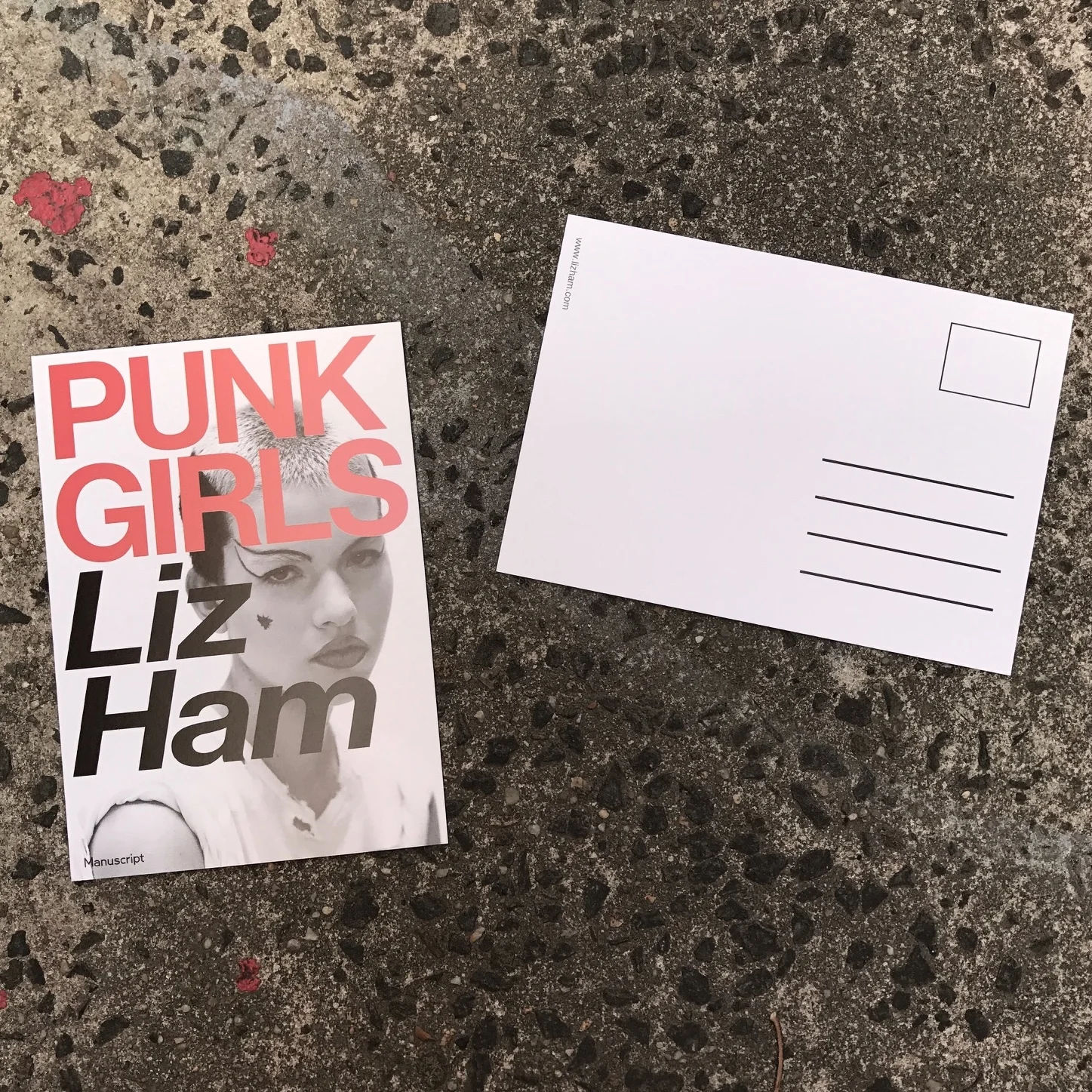 Punk Girls Postcard/Mini-Print — PUNK GIRLS