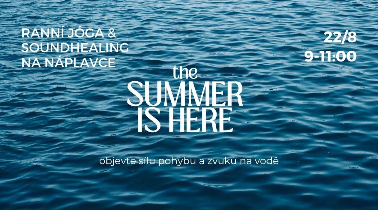 Ranní jóga &amp; soundhealing na Vltavě