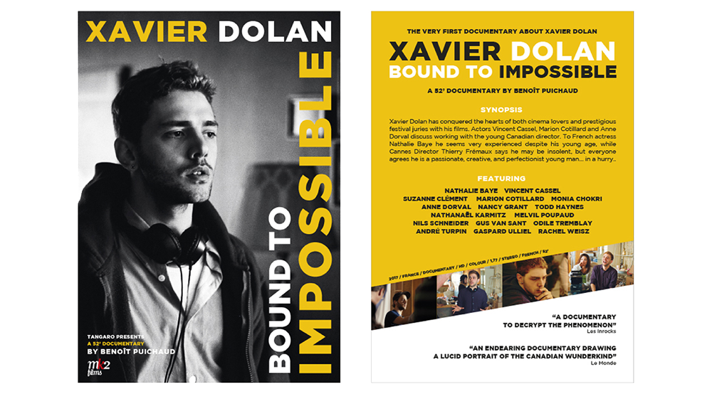 XAVIER DOLAN, BOUND TO IMPOSSIBLE