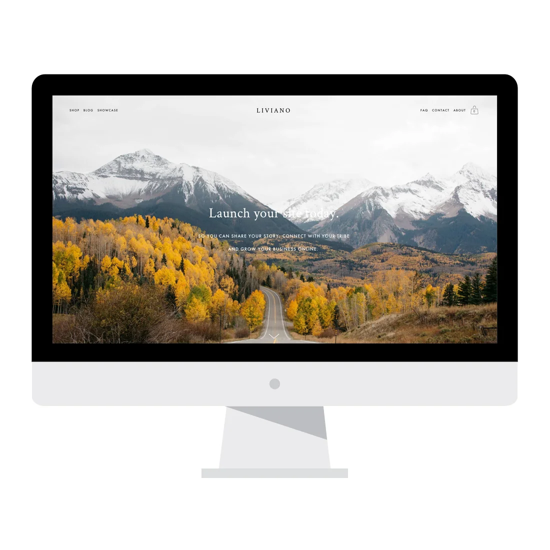 LIVIANO - Plantilla web para Squarespace