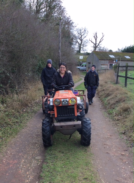 Maria On The Tractor