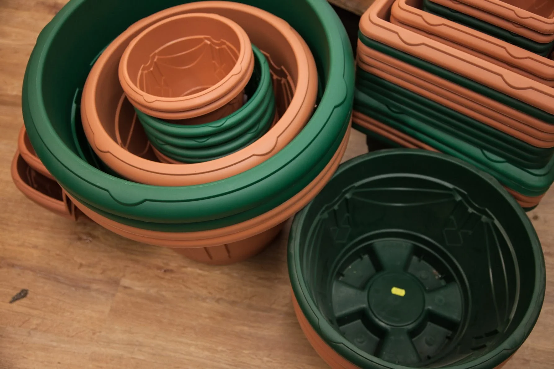 Plenty of pots and planters.