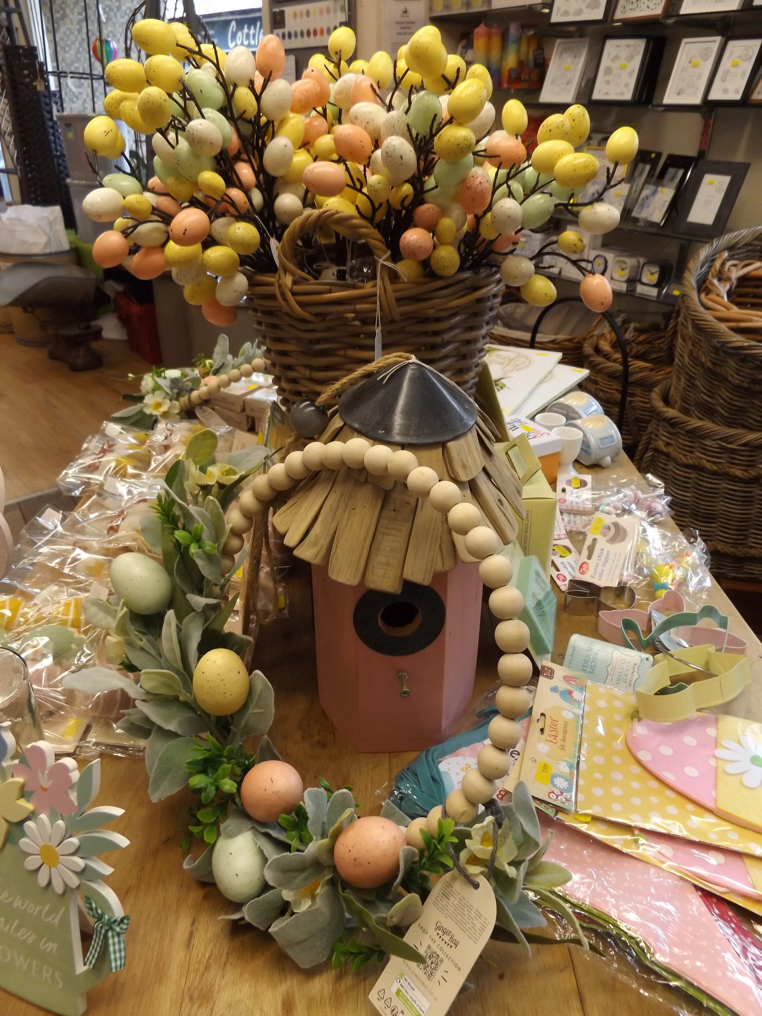 Easter Decorations - eggs and chicks and bunnies!