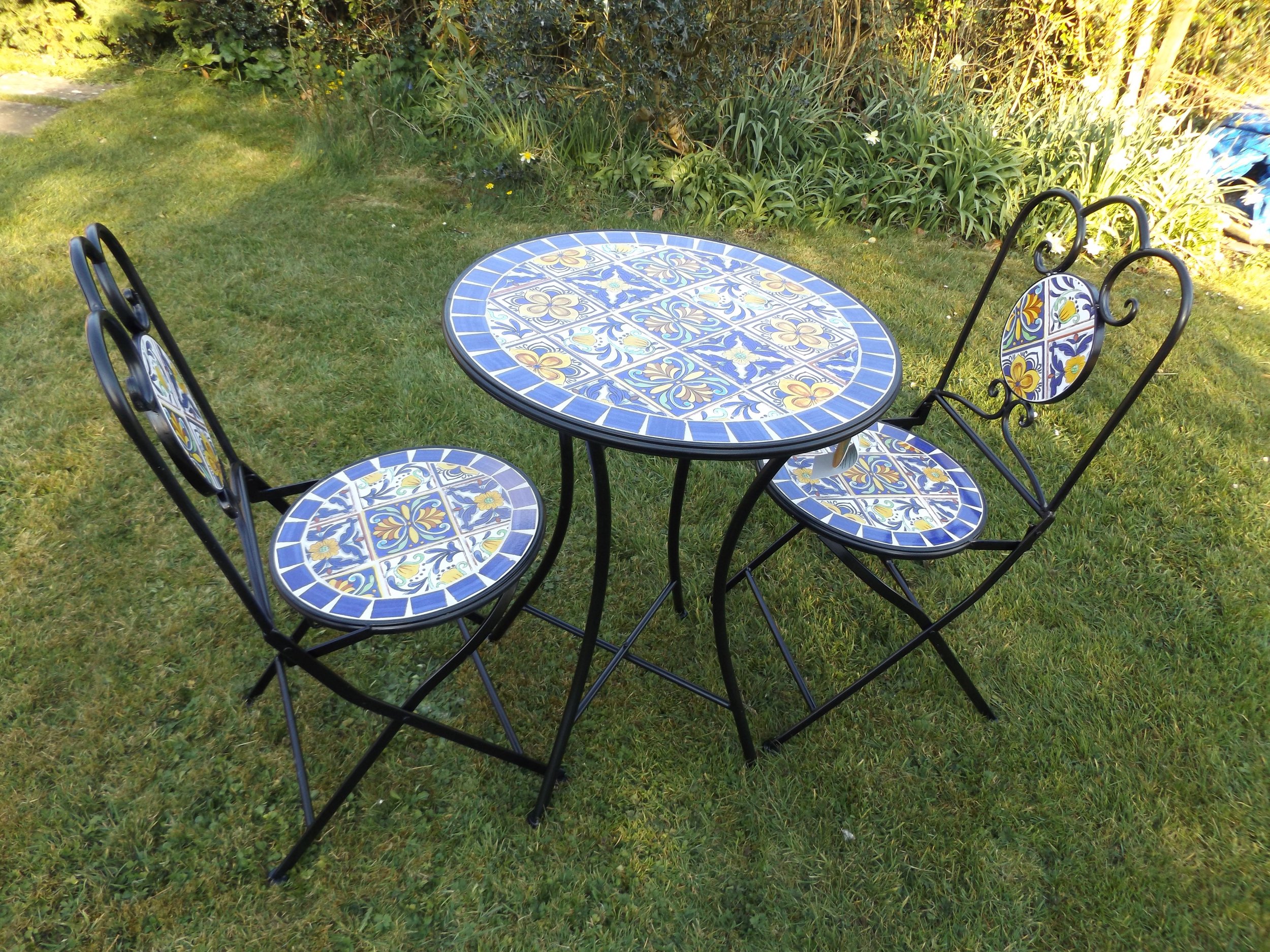 Garden furniture is in stock
