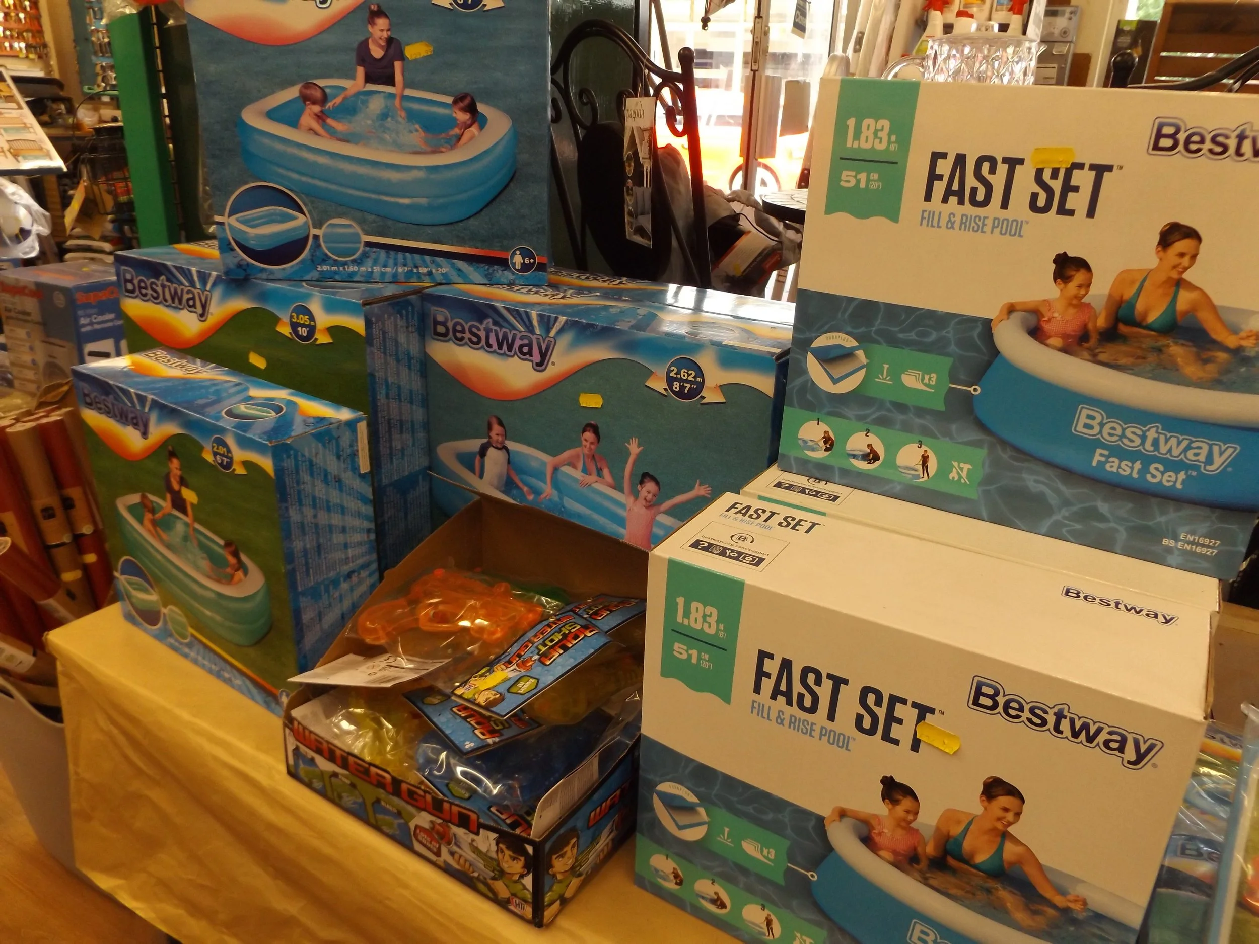 A garden pool is perfect when it's 30 out!