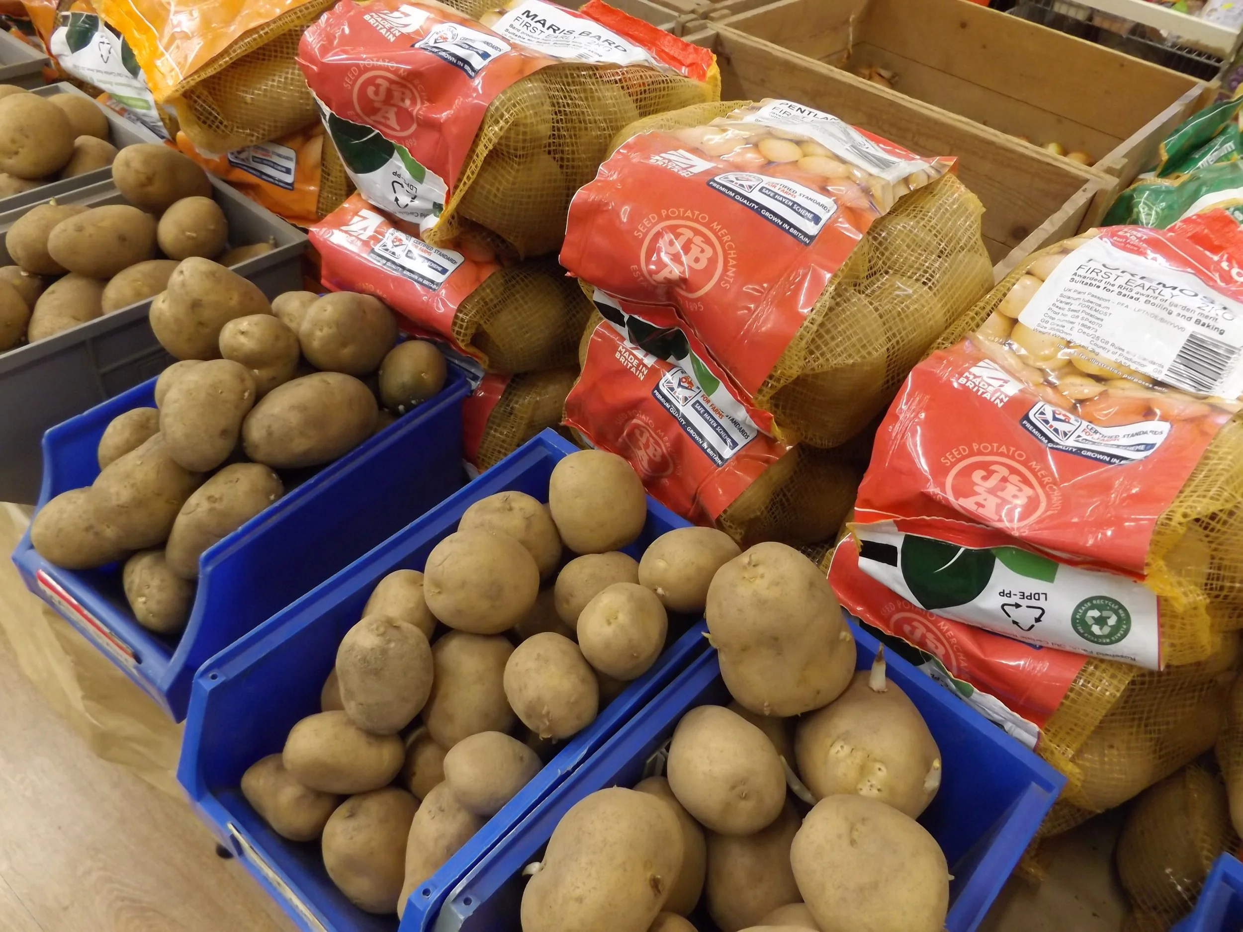 We still have a few potatoes left - now half price!