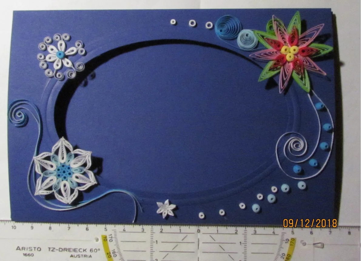 © Okvir za sliko, quilling tehnika, Alioness’ Art
