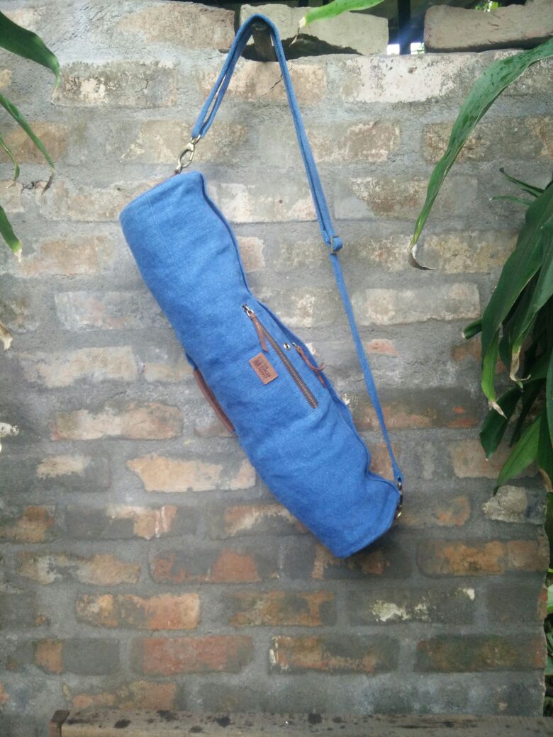 Midnight Blue Yoga mat bag .jpg
