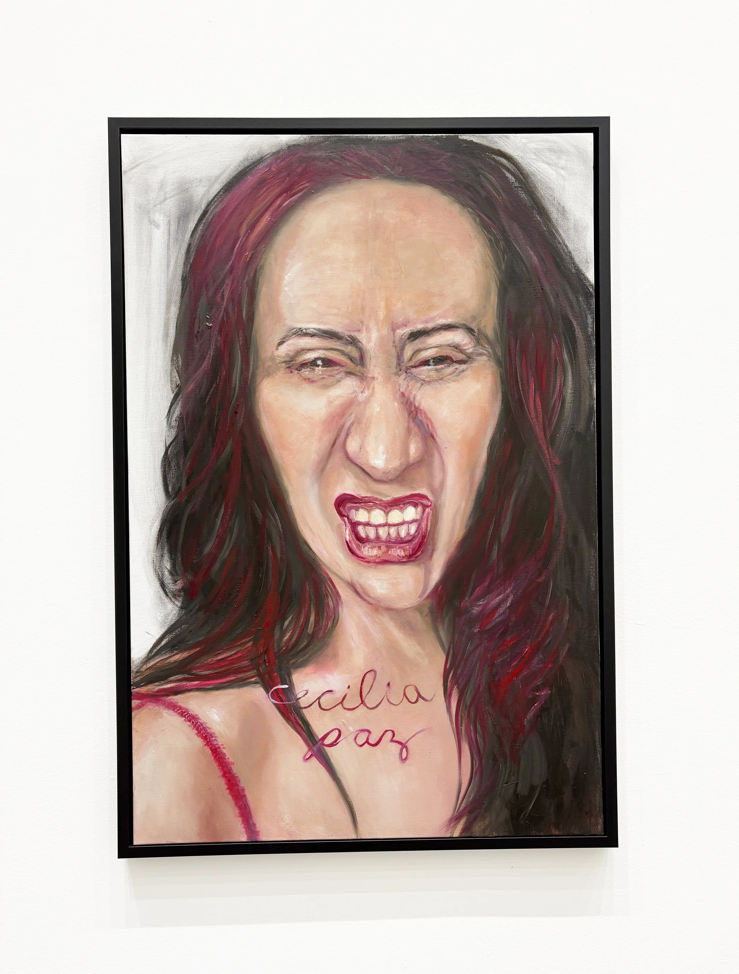  Fakeyoumiami!  Cecilia Paz  3 in x 2 in  Oil on Canvas 