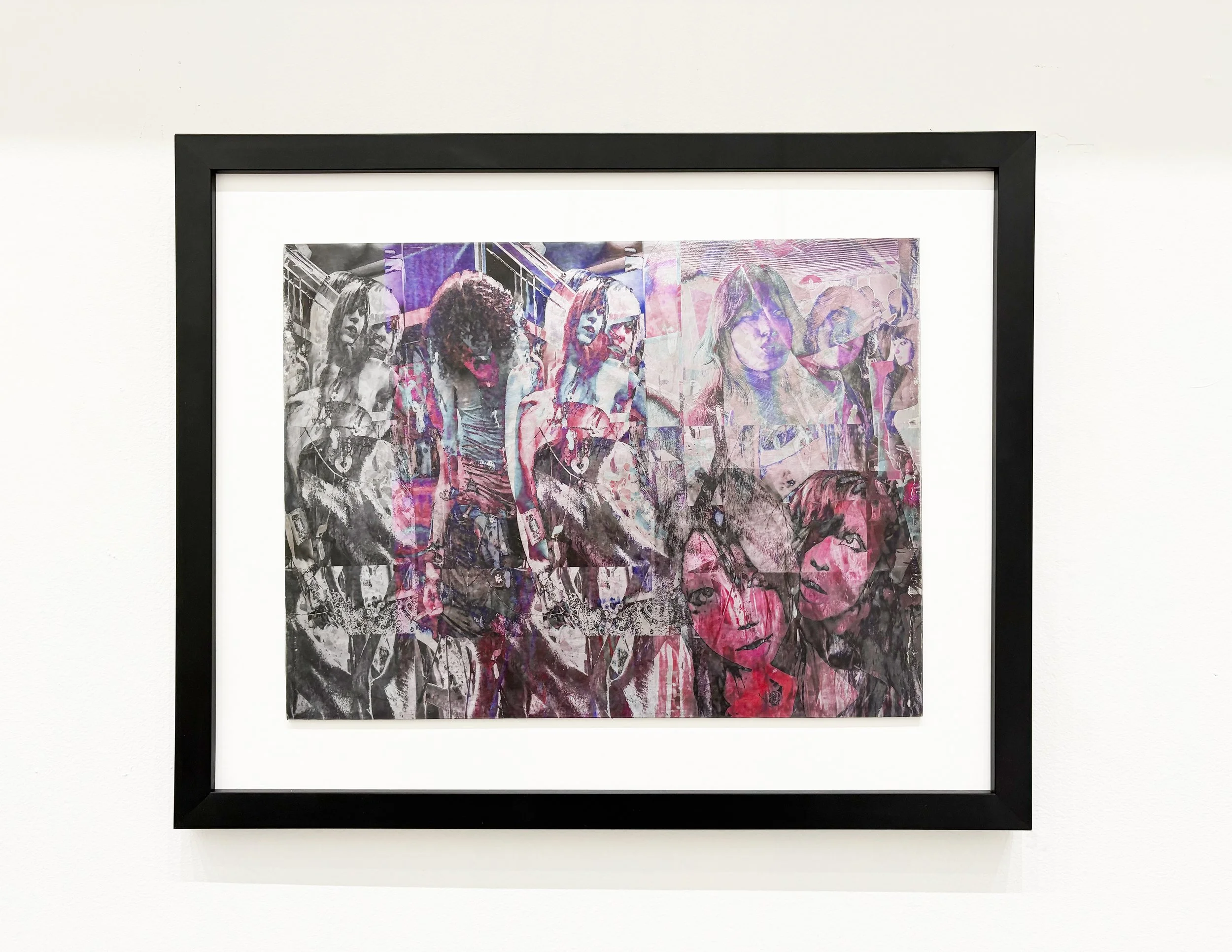  Free Ranged Adults: The Constant Unfolding  Xonia Regalado  19 in x 26 in  Pigmented ink dye transfer on aluminum plate 