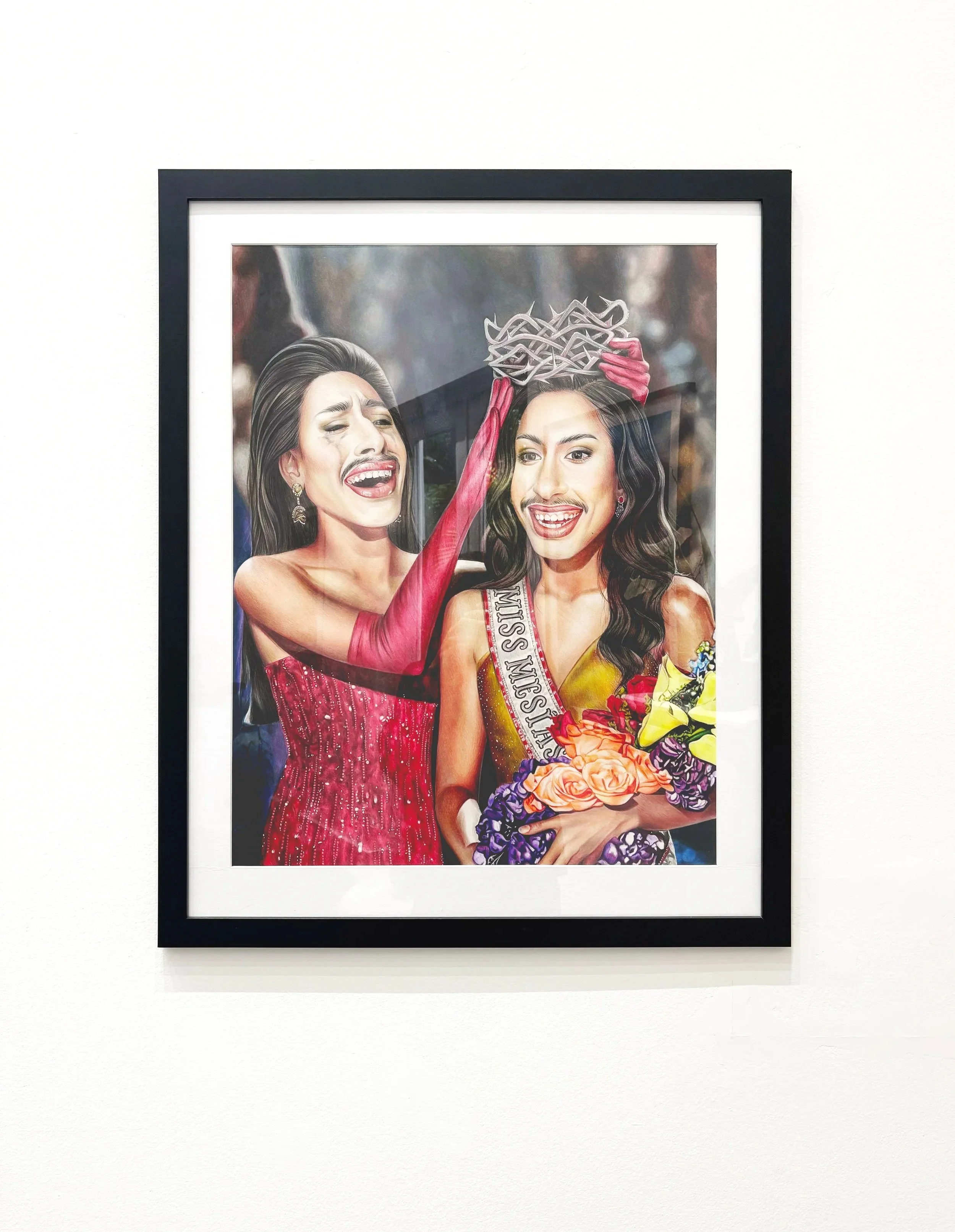  Miss Messias&nbsp;  Chris Cortez&nbsp;  26 in x 32 in   Colored pencil on Bristol paper&nbsp; 