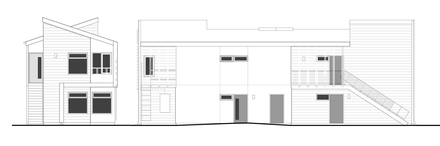 ….Pocket Suites elevations. ..Élévations de Pocket Suites. ….
