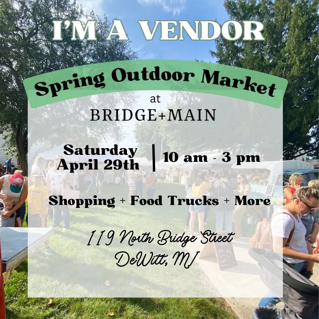 My first outdoor show is this Saturday! I'm very excited to be selling with @bridgeandmainmarket for the first time this year and can't wait to set up my booth and start the show season. 

I'll be bringing all of my jewelry for you to try on as well 