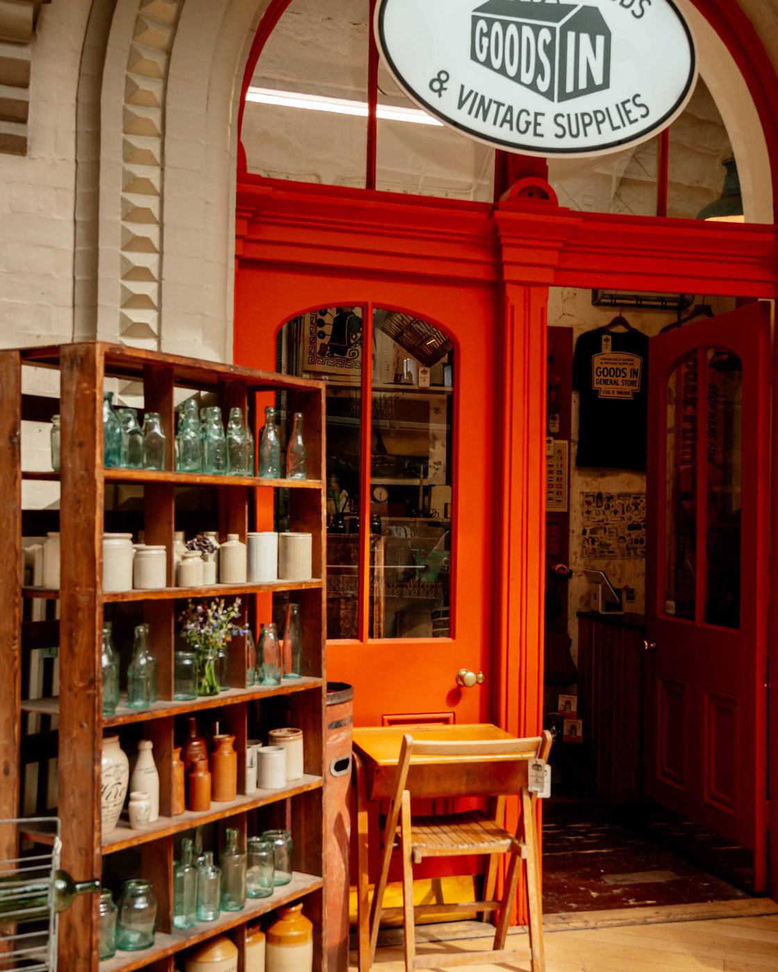 Antique glass and ceramics are a staple at @goodsingeneralstore. 

This beautiful stone and glassware sits alongside vintage stationery, furniture and a whole host of other household goods. 

📆 All at Goods In, open Thursday to Sunday 10.30am&ndash;