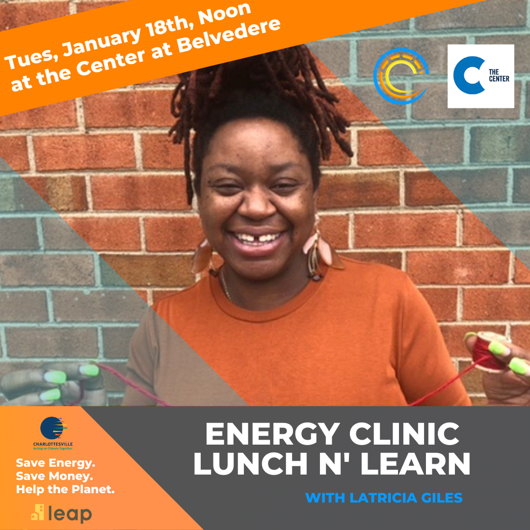 Energy Clinic Lunch n Learn at the Center