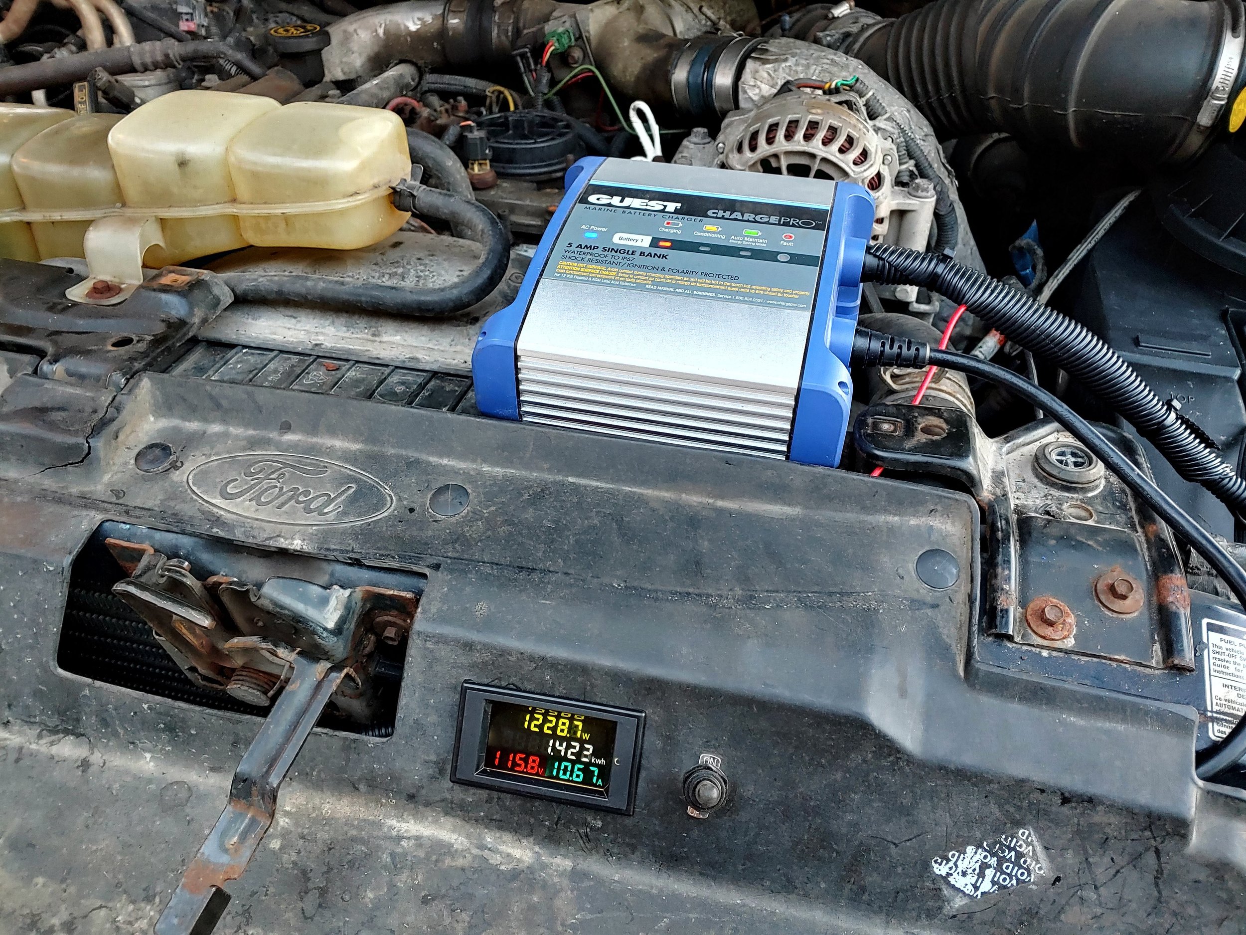 Battery Tender Installed