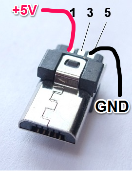 USB 3 Pinout (Type A and Type B). Signals and wire colors