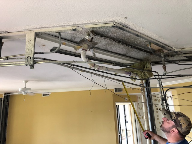 This photo is for a current project in process - this was a site visit post demo.