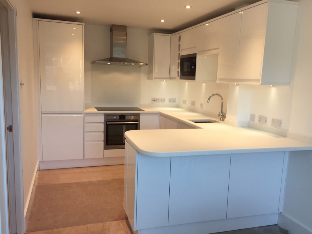 Fitting new kitchen into roof top apartment after internal redesign