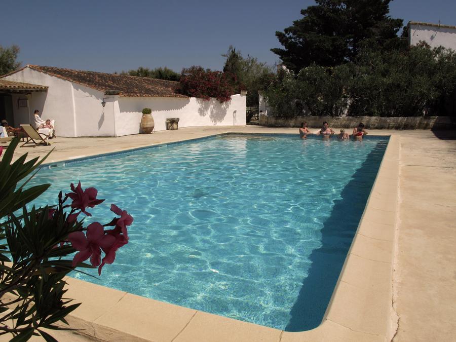 With a stunning swimming pool